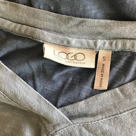 LOGO Lori Goldstein Color Block Top Shirt Small - Picture 4 of 6